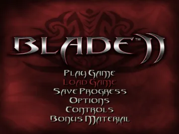 Blade II screen shot title